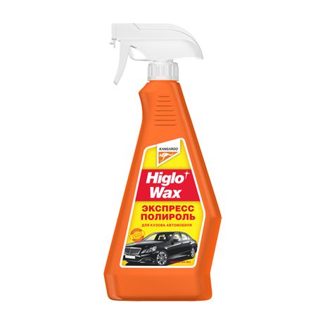 фото Kangaroo 312664 Полироль кузова Hiqlo Wax жидкий спрей 650 мл Kangaroo 312664 Полироль кузова Hiqlo Wax жидкий спрей 650 мл
