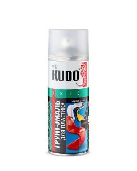 фото KUDO KU-6001 Грунт-эмаль для пластика Серая RAL 7031 520 мл KUDO KU-6001 Грунт-эмаль для пластика Серая RAL 7031 520 мл