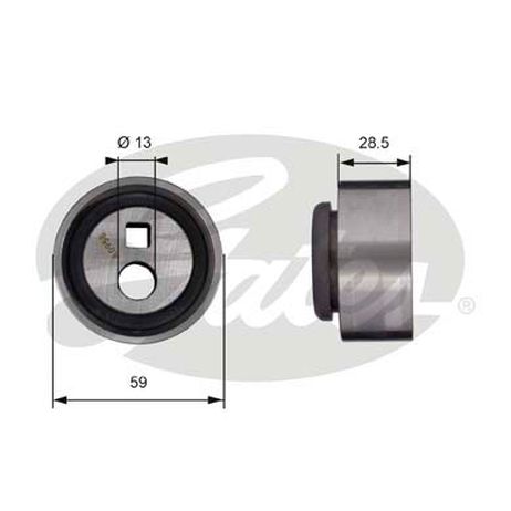 фото Gates T41130 Снят с производства Ролик натяжной приводного ремня Gates T41130 Снят с производства Ролик натяжной приводного ремня