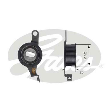 фото Gates T41143 Снят с производства Ролик натяжной ремня ГРМ Gates T41143 Снят с производства Ролик натяжной ремня ГРМ