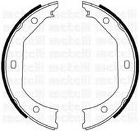 фото Metelli 53-0017 Колодки тормозные барабанные Metelli 53-0017 Колодки тормозные барабанные