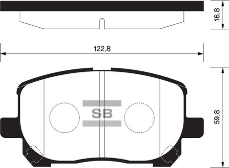 фото Sangsin SP1373 Колодки тормозные перед toyota ipsum acm2#/noah azr6#/corolla matrix zze13# Sangsin SP1373 Колодки тормозные перед toyota ipsum acm2#/noah azr6#/corolla matrix zze13#