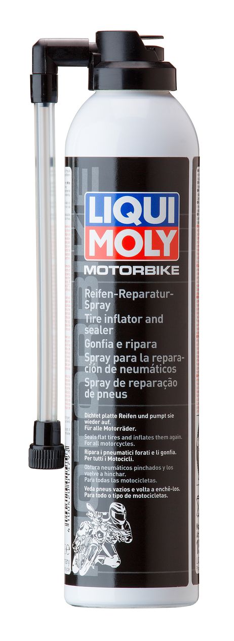 фото Liqui Moly 1579 Герметик для ремонта мотоциклетной резины Motorbike Reifen-Reparatur-Spray, 300мл Liqui Moly 1579 Герметик для ремонта мотоциклетной резины Motorbike Reifen-Reparatur-Spray, 300мл