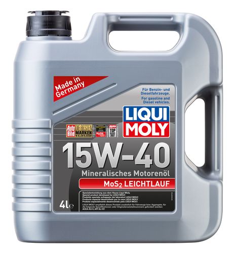 фото Liqui Moly 1949 Снят с производства 15w-40 MoS2 Leichtlauf, 4л (мин.мотор.масло) Liqui Moly 1949 Снят с производства 15w-40 MoS2 Leichtlauf, 4л (мин.мотор.масло)