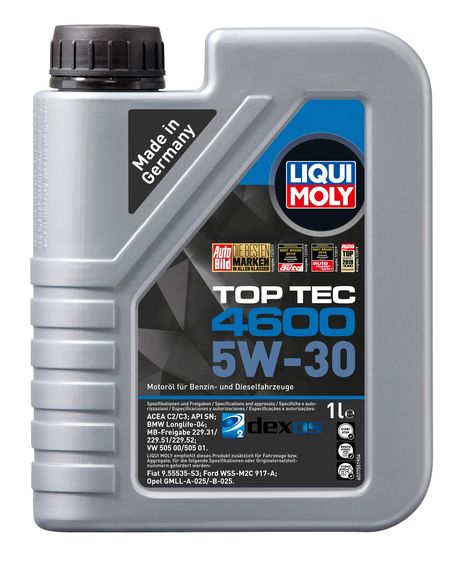 фото Liqui Moly 3755 Снят с производства , замена 2315/8032 5w-30 Top Tec 4600, 1л (НС-синт.мотор.масло) Liqui Moly 3755 Снят с производства , замена 2315/8032 5w-30 Top Tec 4600, 1л (НС-синт.мотор.масло)