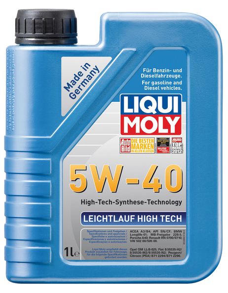 фото Liqui Moly 8028 5w-40 Leichtlauf High Tech, 1л ( НС-синт.мотор.масло) Liqui Moly 8028 5w-40 Leichtlauf High Tech, 1л ( НС-синт.мотор.масло)