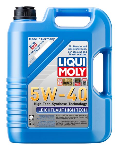 фото Liqui Moly 8029 5w-40 Leichtlauf High Tech, 5л ( НС-синт.мотор.масло) Liqui Moly 8029 5w-40 Leichtlauf High Tech, 5л ( НС-синт.мотор.масло)