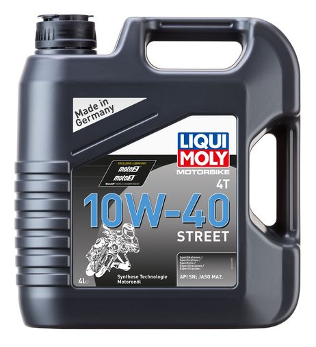 фото Liqui Moly 7512 10w-40 Motorbike 4T Street, 4л (HC-синт.мотор.масло) Liqui Moly 7512 10w-40 Motorbike 4T Street, 4л (HC-синт.мотор.масло)
