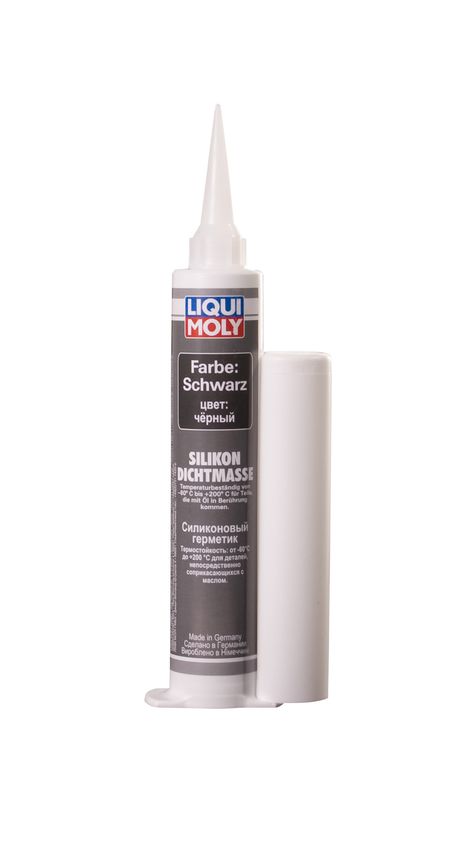фото Liqui Moly 7639 Герметик силиконовый (черный) Silicon-Dichtmasse schwarz, 80мл Liqui Moly 7639 Герметик силиконовый (черный) Silicon-Dichtmasse schwarz, 80мл