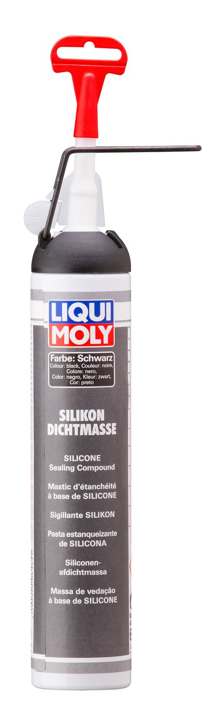 фото Liqui Moly 6185 Герметик силиконовый (черный) Silicon-Dichtmasse schwarz, 200мл Liqui Moly 6185 Герметик силиконовый (черный) Silicon-Dichtmasse schwarz, 200мл