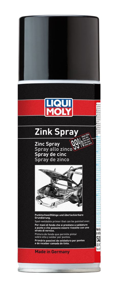 фото Liqui Moly 1540 Грунтовка цинковая Zink Spray, 400мл Liqui Moly 1540 Грунтовка цинковая Zink Spray, 400мл