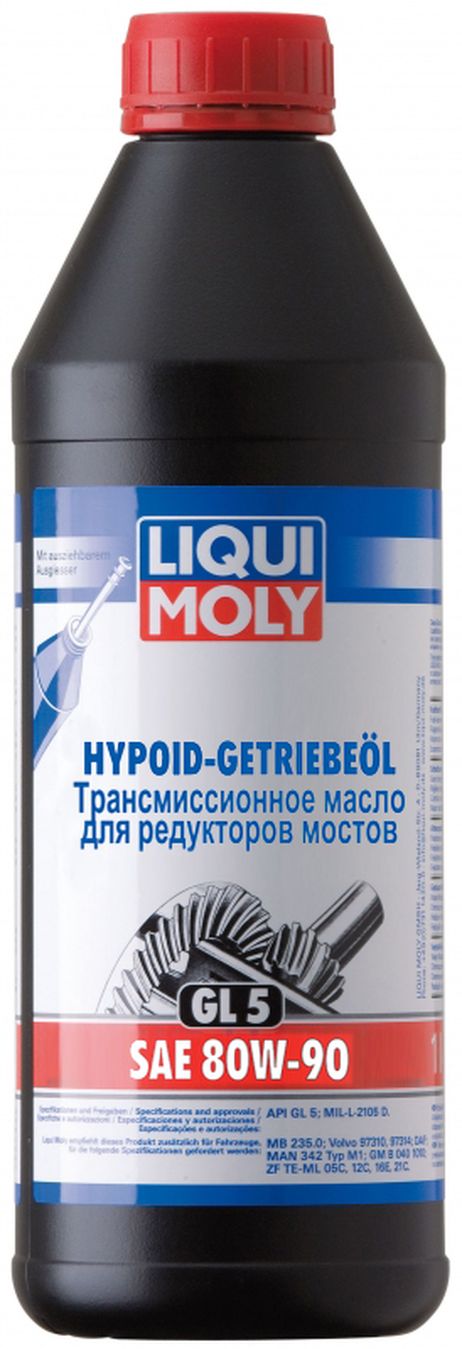 фото Liqui Moly 3924 80w-90 Hypoid-Getriebeoil gl5, 1л (мин.транс.масло) Liqui Moly 3924 80w-90 Hypoid-Getriebeoil gl5, 1л (мин.транс.масло)