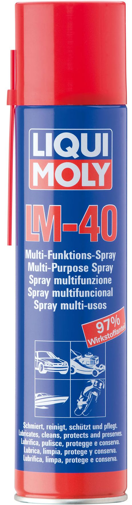 фото Liqui Moly 3391 Средство универсальное LM 40 Multi-Funktions-Spray, 400мл Liqui Moly 3391 Средство универсальное LM 40 Multi-Funktions-Spray, 400мл