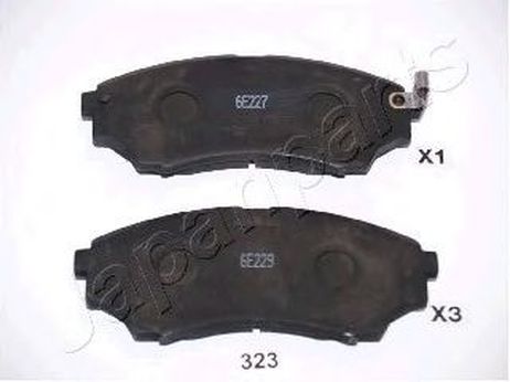 фото Japanparts PA-323AF Колодки тормозные дисковые, комплект | перед | Japanparts PA-323AF Колодки тормозные дисковые, комплект | перед |