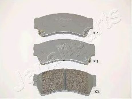 фото Japanparts PA-346AF Колодки тормозные дисковые, комплект | перед | Japanparts PA-346AF Колодки тормозные дисковые, комплект | перед |