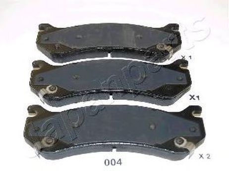 фото Japanparts PP-004AF Колодки тормозные дисковые задние (комплект) Japanparts PP-004AF Колодки тормозные дисковые задние (комплект)