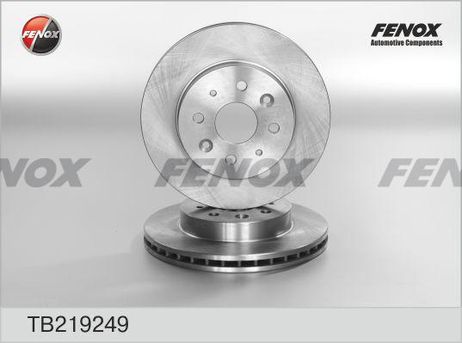фото Fenox TB219249 Диск тормозной | перед прав/лев | Fenox TB219249 Диск тормозной | перед прав/лев |