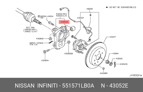 фото Nissan 55157-1LB0A Сайлентблок амортизатора | зад | Nissan 55157-1LB0A Сайлентблок амортизатора | зад |