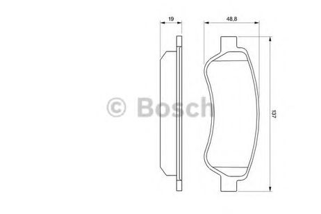 фото Bosch 0 986 494 110 Колодки тормозные дисковые | зад | Bosch 0 986 494 110 Колодки тормозные дисковые | зад |