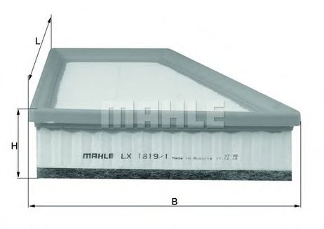 фото Knecht LX 1819/1 Фильтр воздушный Knecht LX 1819/1 Фильтр воздушный