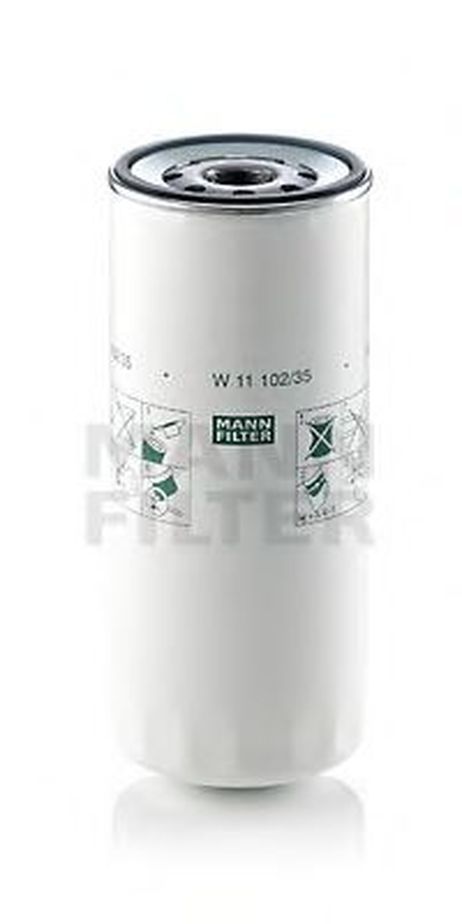 фото Mann W 11 102/35 Фильтр масляный Mann W 11 102/35 Фильтр масляный