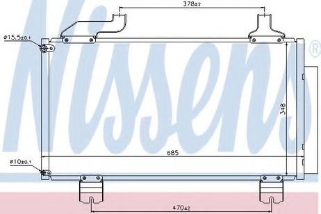 фото Nissens 940114 Радиатор кондиционера Nissens 940114 Радиатор кондиционера