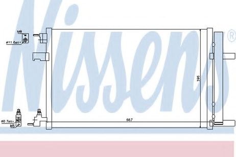 фото Nissens 940135 Радиатор кондиционера Nissens 940135 Радиатор кондиционера