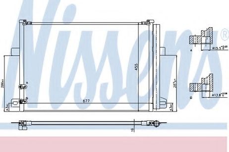 фото Nissens 940225 Радиатор кондиционера Nissens 940225 Радиатор кондиционера