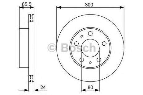 фото Bosch 0 986 479 314 Диск тормозной | перед | Bosch 0 986 479 314 Диск тормозной | перед |
