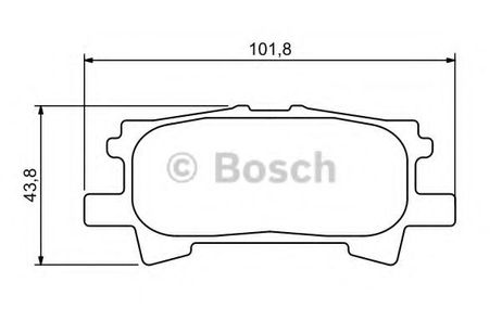 фото Bosch 0 986 494 224 Колодки тормозные дисковые | зад | Bosch 0 986 494 224 Колодки тормозные дисковые | зад |