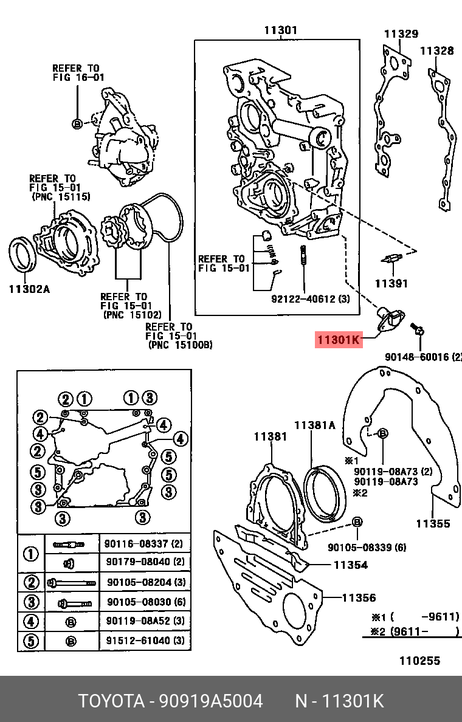 фото Toyota 90919-A5004 Датчик положения коленчатого вала Toyota 90919-A5004 Датчик положения коленчатого вала