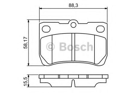 фото Bosch 0 986 494 253 Колодки тормозные дисковые | зад | Bosch 0 986 494 253 Колодки тормозные дисковые | зад |