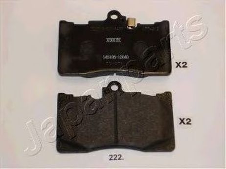 фото Japanparts PA-222AF Колодки тормозные дисковые, комплект | перед | Japanparts PA-222AF Колодки тормозные дисковые, комплект | перед |