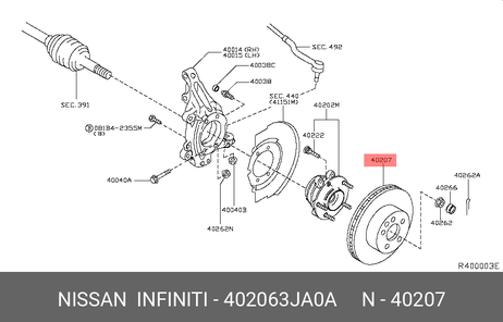 фото Nissan 40206-3JA0A Диск тормозной | перед | Nissan 40206-3JA0A Диск тормозной | перед |