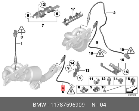 фото BMW 11 78 7 596 909 Датчик BMW 11 78 7 596 909 Датчик