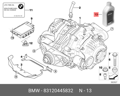 фото BMW 83 12 0 445 832 75w-85 gl-5, LS SAF Carbon mod, 0,5л (полусинт. трансм. масло) BMW 83 12 0 445 832 75w-85 gl-5, LS SAF Carbon mod, 0,5л (полусинт. трансм. масло)