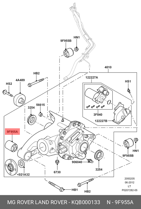 фото Land Rover KQB 000133 Рычаг подвески Land Rover KQB 000133 Рычаг подвески