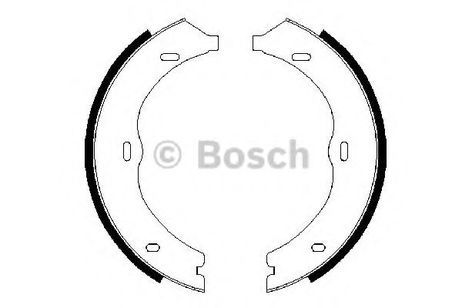 фото Bosch 0 986 487 718 Колодки тормозные барабанные Bosch 0 986 487 718 Колодки тормозные барабанные