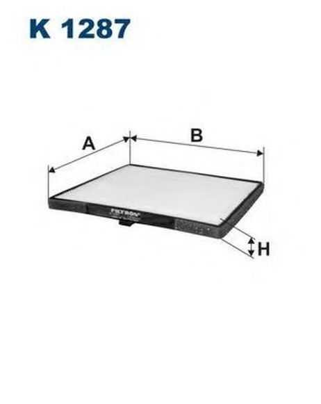 фото FILTRON K1287 Фильтр салонный KIA FILTRON K1287 Фильтр салонный KIA