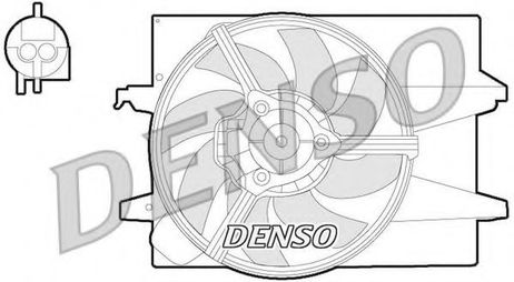 фото Denso DER10004 Электродвигатель вентилятора радиатора Denso DER10004 Электродвигатель вентилятора радиатора