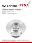LYNXauto WH-1136 Ступица колеса | зад прав/лев | - 1