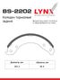 LYNXauto BS-2202 Колодки тормозные барабанные | зад | - 2