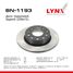 LYNXauto BN-1193 Диск тормозной невентилируемый (256x12) | зад | - 1