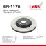 LYNXauto BN-1178 Диск тормозной вентилируемый (275x22) | перед | - 1