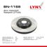 LYNXauto BN-1168 Диск тормозной вентилируемый (277x26) | перед | - 1
