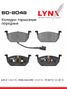 LYNXauto BD-8048 Колодки тормозные дисковые | перед | - 1
