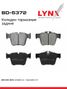 LYNXauto BD-5372 Колодки тормозные дисковые | зад | - 1