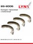 LYNXauto BS-8006 Колодки тормозные барабанные | зад | - 1