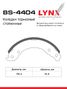 LYNXauto BS-4404 Колодки тормозные барабанные | зад | - 1