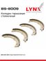 LYNXauto BS-8009 Колодки тормозные барабанные | зад | - 1